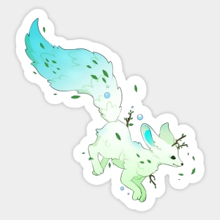 Summer fox Sticker